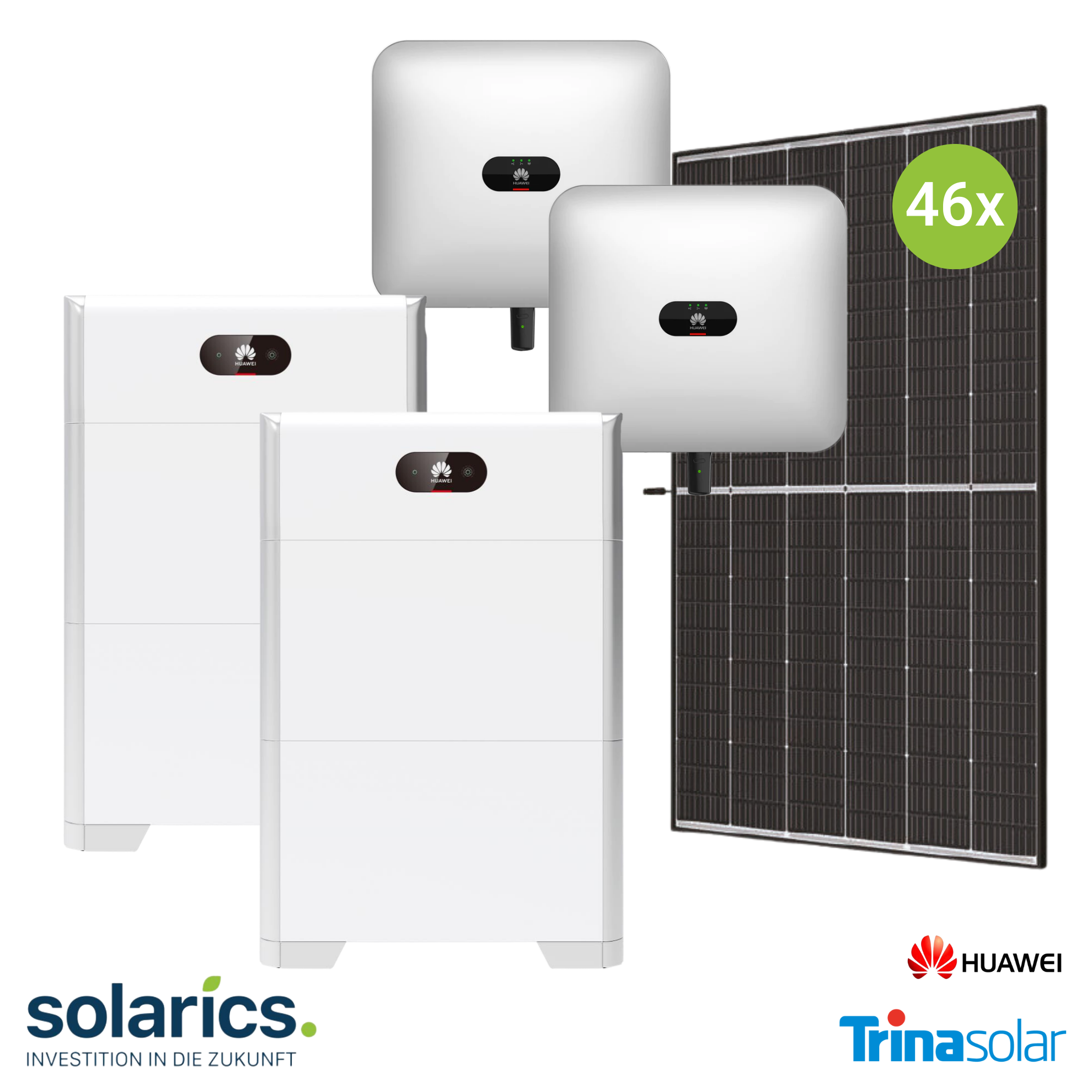 20kWp HUAWEI Solar-Komplettpaket mit Speicher