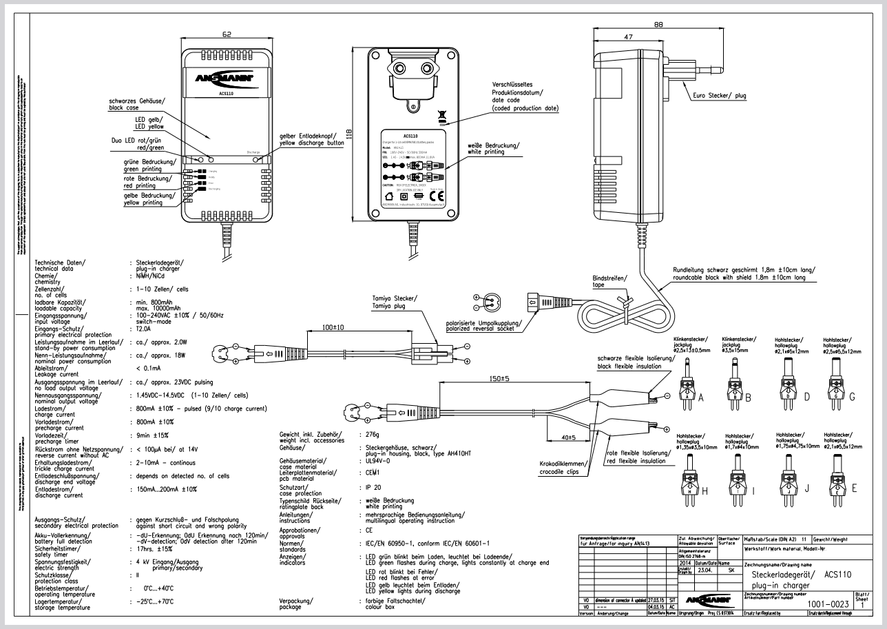 Ansmann Microcontroller-Schnelllader f