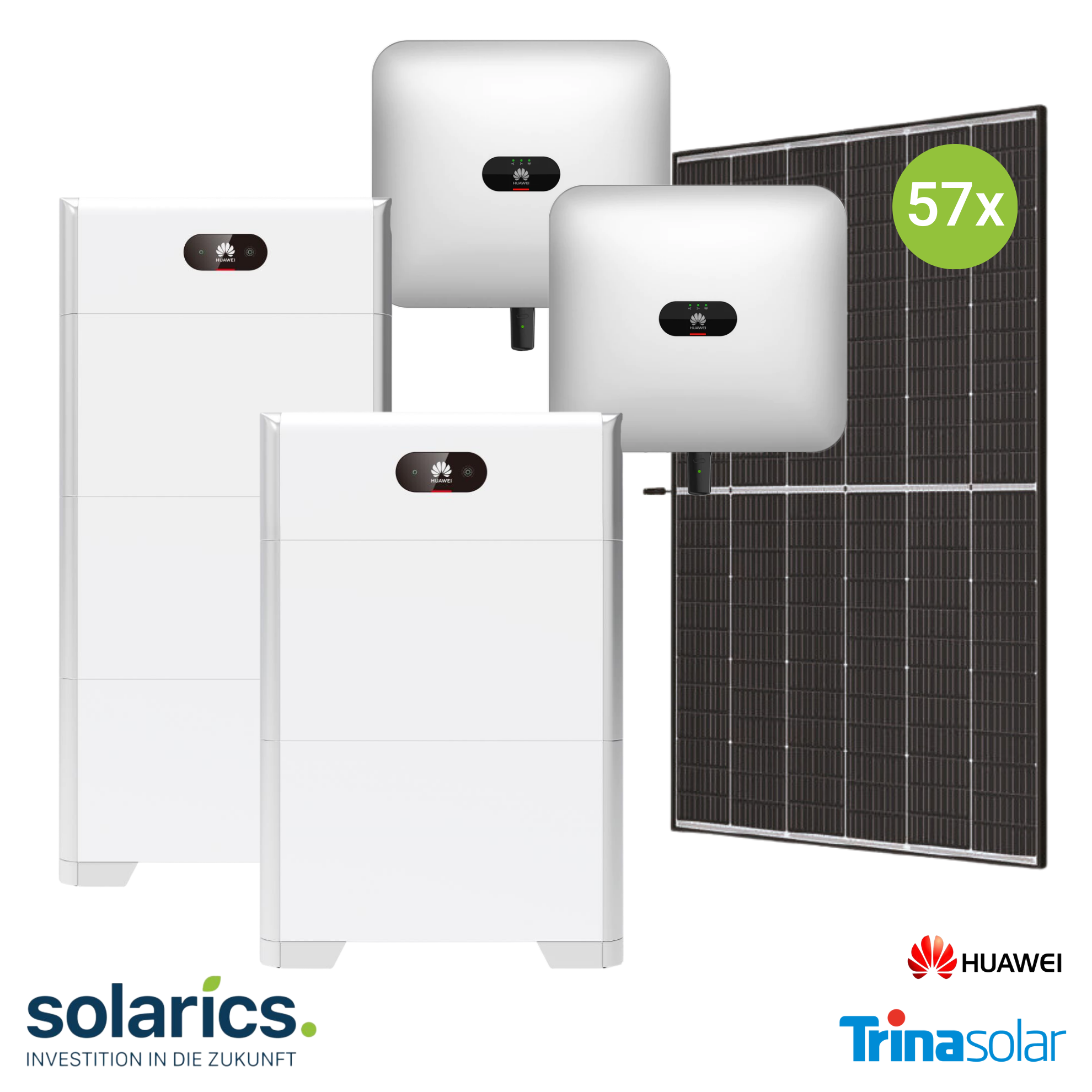 25kWp HUAWEI Solar-Komplettpaket mit Speicher