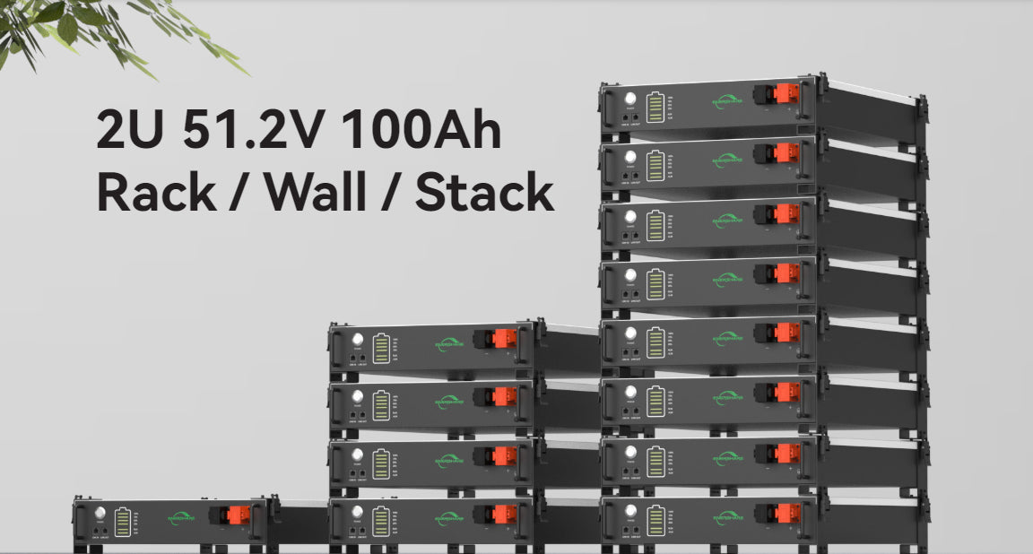 Enershare Tech Company Ltd - Speicher - 2U 51.2V 100Ah Auto parallel technology battery... ENP51100 - Art. 33416