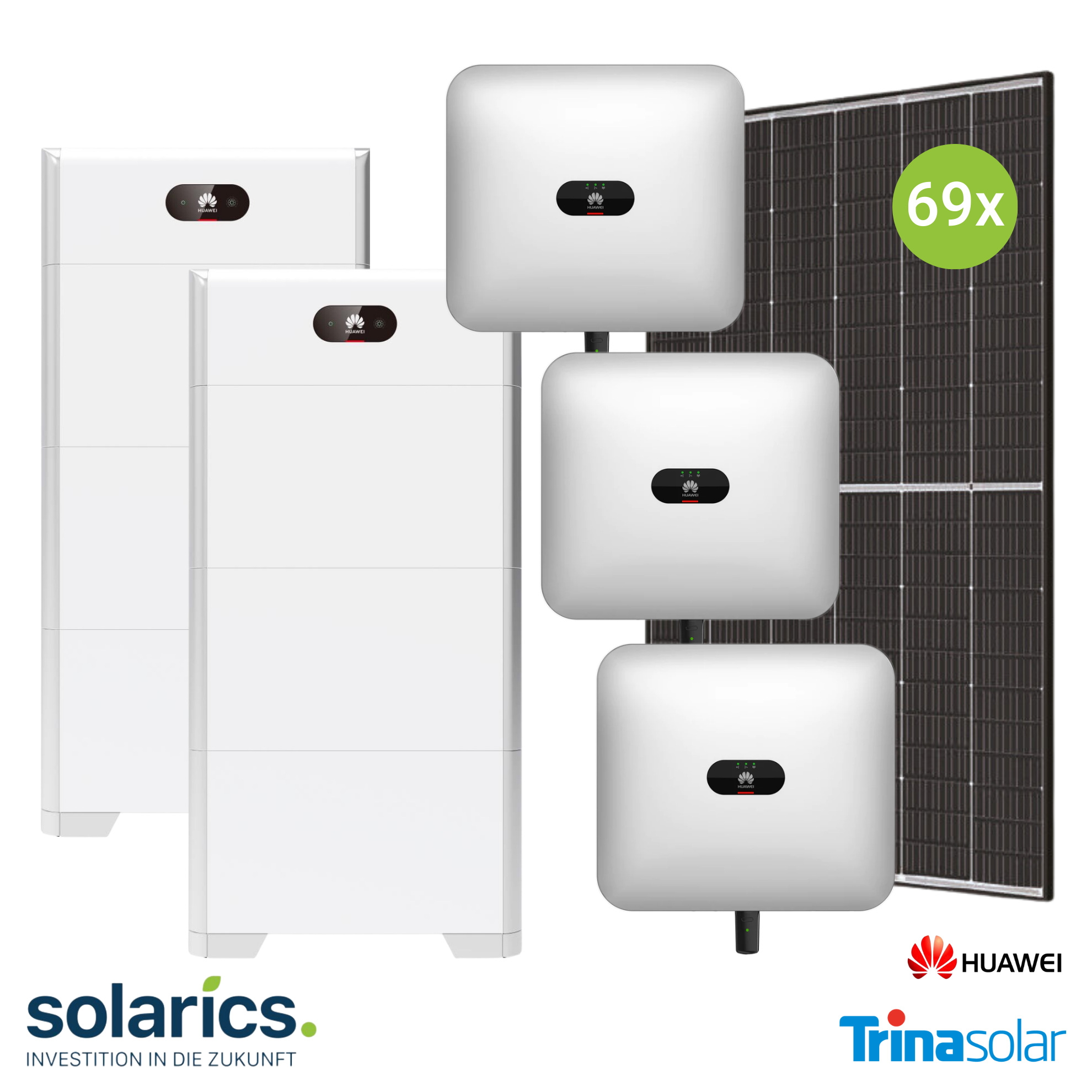 30kWp HUAWEI Solar-Komplettpaket mit Speicher