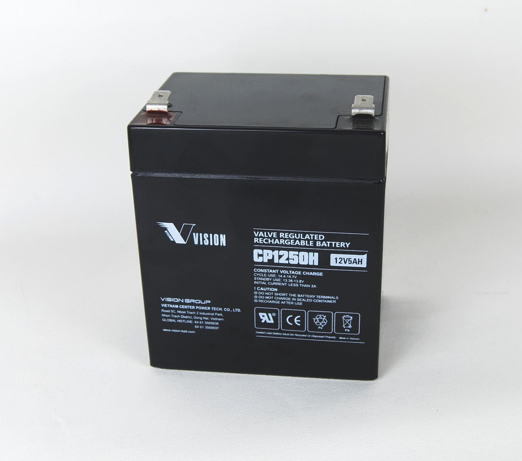 Vision Bleiakku CP1250HF2 mit 12V und 5Ah