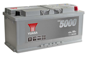 Yuasa Autobatterie YBX5020 12V 110Ah 900A (YBX5000 Serie)