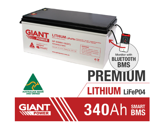 Giant Power Australia Pty Ltd - Speicher - 340AH 12V Lithium Battery 340AH 12V Lithium Battery - Art. 25842