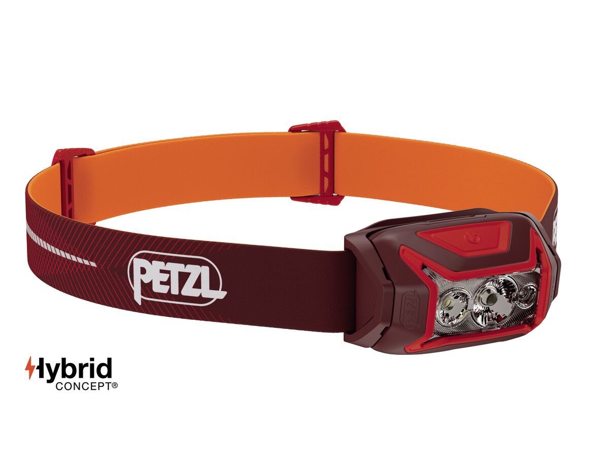 PETZL ACTIK CORE Stirnlampe 600 Lumen (rot)