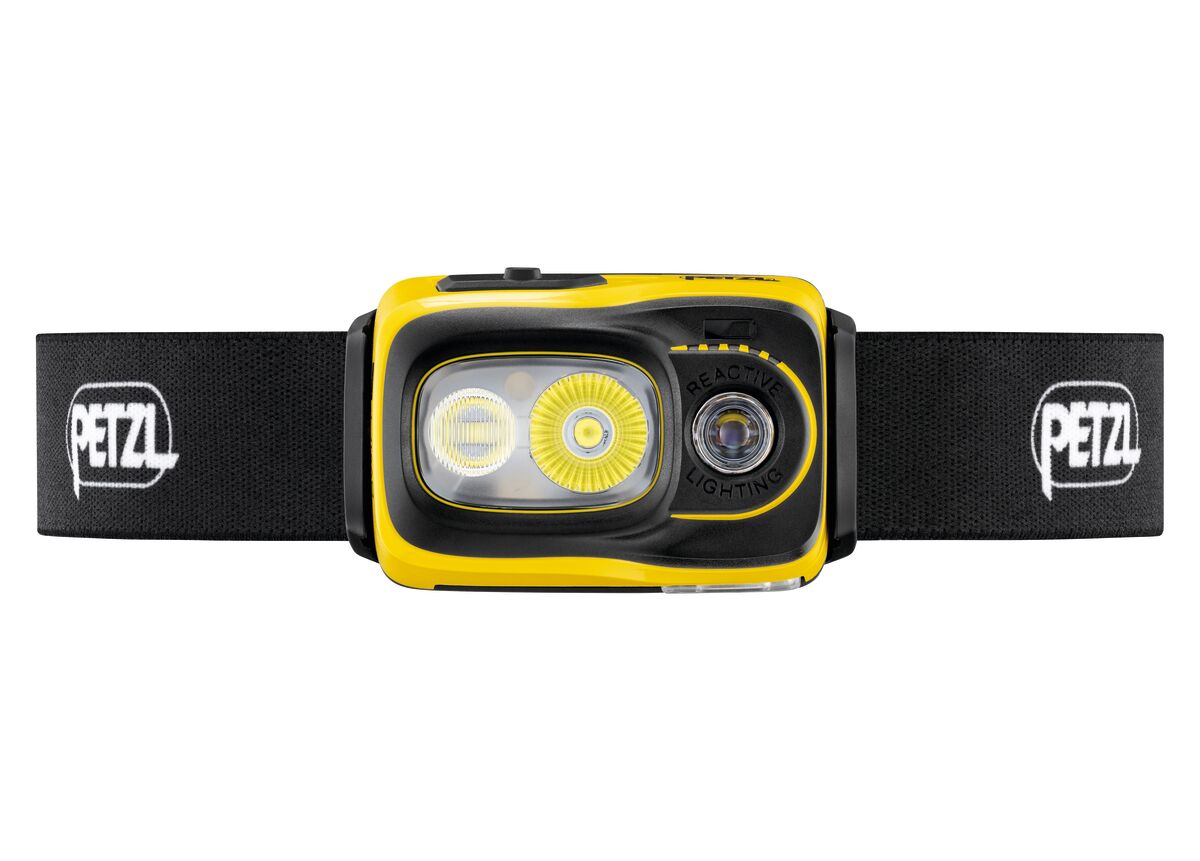 PETZL SWIFT RL Stirnlampe 1100 Lumen (schwarz/gelb)