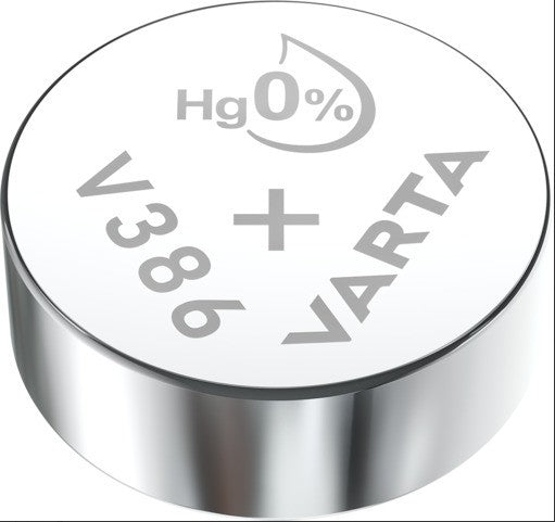 Varta Silberoxid Uhrenbatterie V386 / SR43W 1,55 V