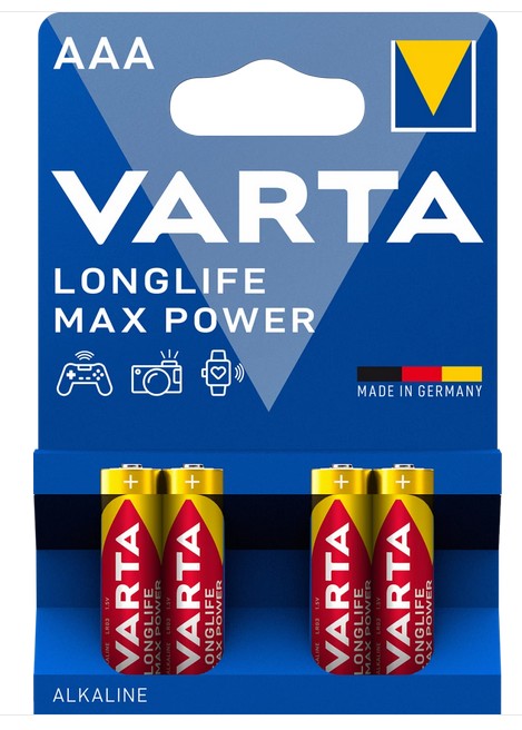 Varta LONGLIFE Max Power Alkaline Batterie 4706 / LR6 1,5V