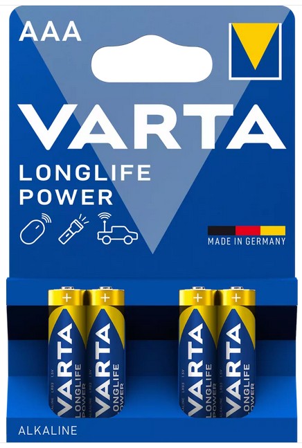 Varta Longlife Power Alkaline Batterie 4906 / LR6 1,5V (4er-Blister)