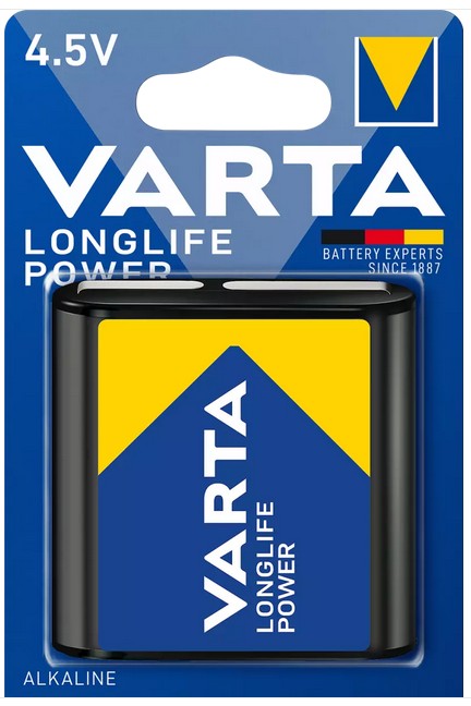 Varta Longlife Power Alkaline Batterie 4912 / 3LR12 4,5V (Einzelblister)