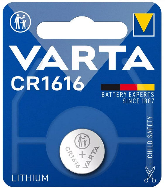 VARTA Lithium Knopfzelle CR1616 3V (Einzelblister)