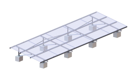 Lipu Metal (Jiangyin) Co., Ltd. - Montagesysteme - 3xN Aluminum Ground Mounting system MGA-3xN - Art. 10727