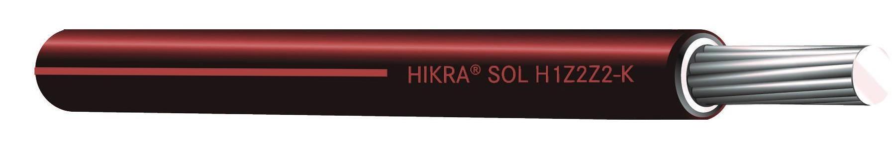 HIKRA® SOL Solarkabel 4mm2 Rot 100m 1500V EN50618