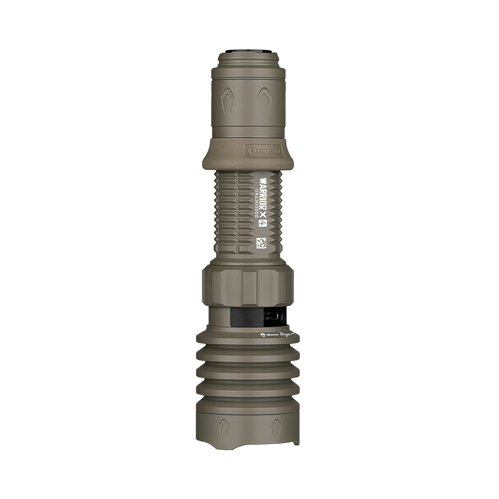 OLight Warrior X 4 Flat Dark Earth Professioneller Taktischer LED-Fernstrahler