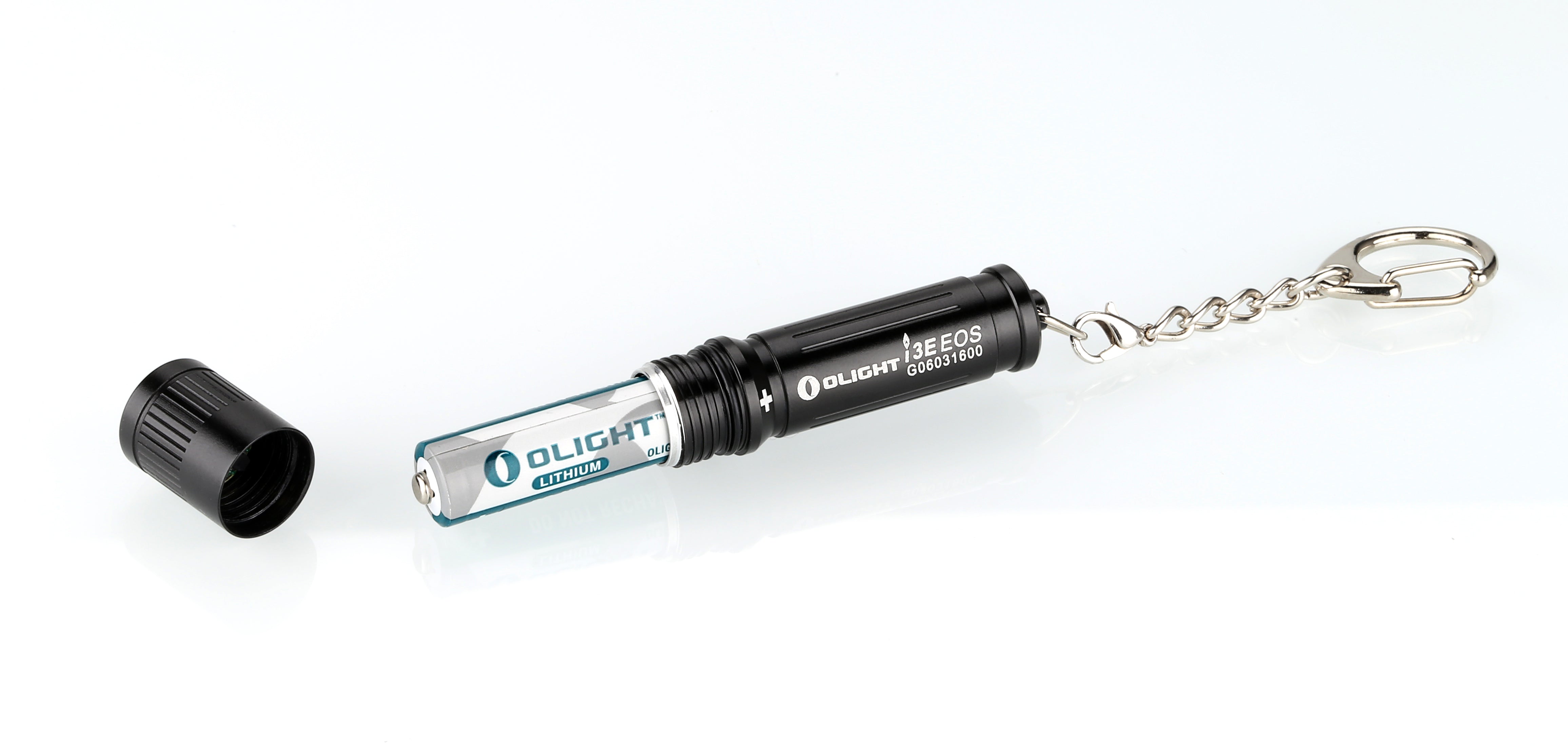 Olight I3T EOS - Kompakte EDC-Taschenlampe mit taktischem Heckschalter