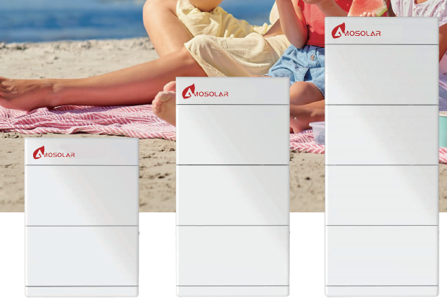 AmoSolar Co., Ltd. - Speicher - 51.2V200-400Ah LV Tower Lithium Solar Battery AMO 15,36K_LV-T1 - Art. 35855