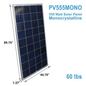 AIMS Power, Inc. - Solarmodul - 555 Watt PV555MONO - Art. 233109