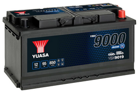 Yuasa AGM Start-Stop Batterie YBX9019 12V 95Ah 850A (YBX9000 Serie)