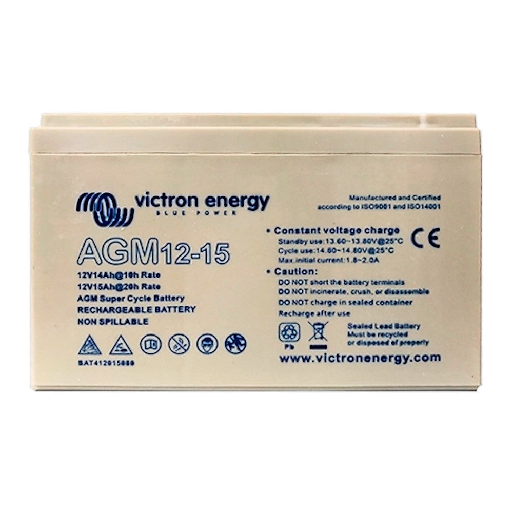 Victron Energy Batería AGM 12V/15Ah Ciclo Profundo (Faston) Victron Energy