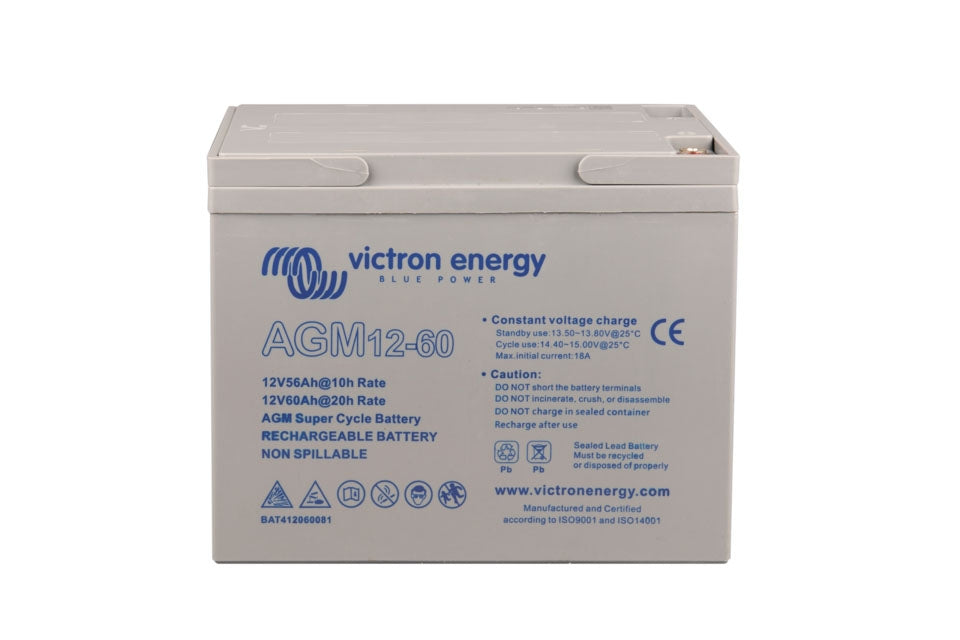 Victron Energy 12V/60Ah AGM Super Cycle Batt. (M6)