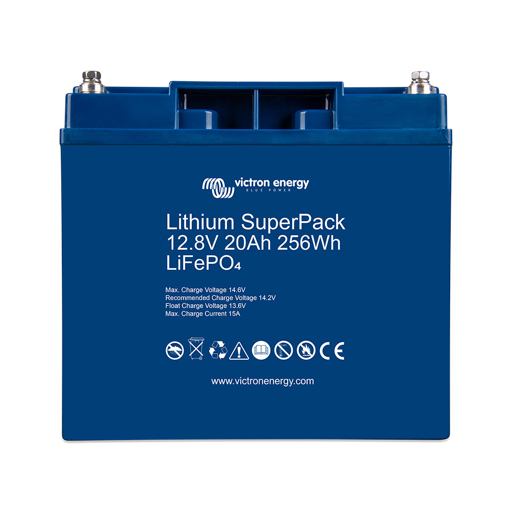 Victron Energy Batería de Litio LiFePO4 SuperPack 12.8V 20Ah (M5)
