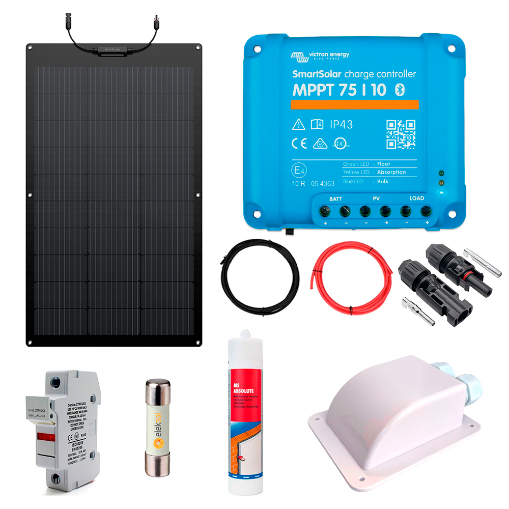 Victron Energy Kit Solar Camper 100W Ecoflow Flex + Victron Bluetooth