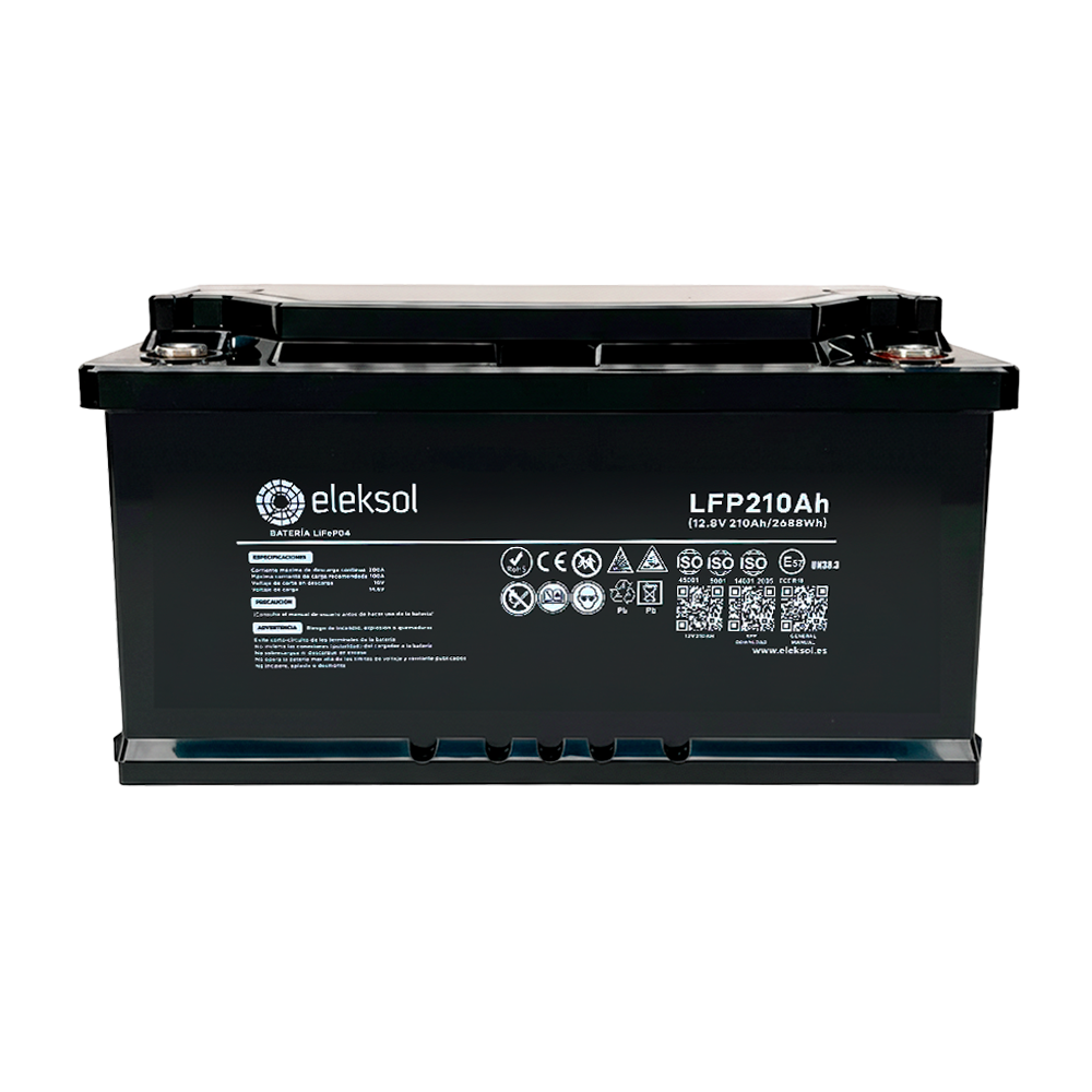 Eleksol Batería Litio Eleksol 210Ah/12,8V Bluetooth y BMS V2