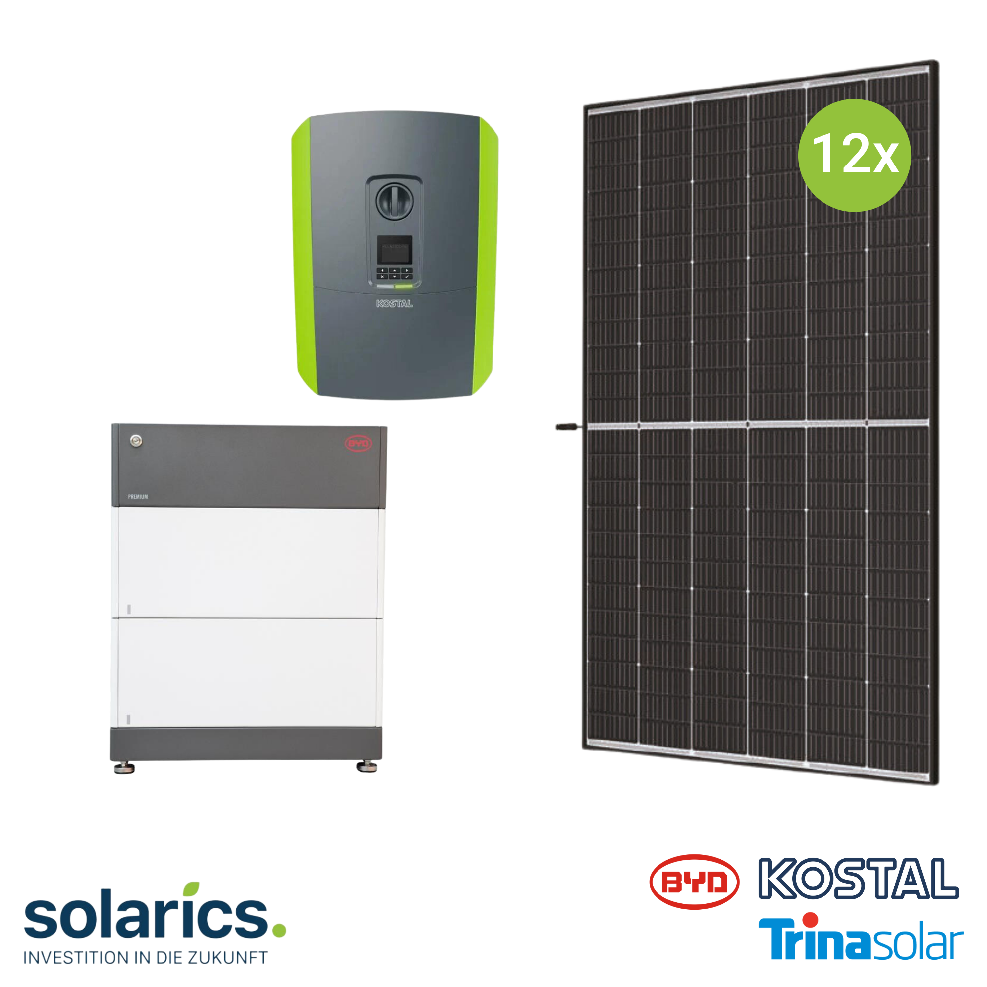 5kWp KOSTAL Solar-Komplettpaket mit Speicher