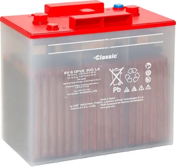 Exide 6V 6 OPzS 300 LA - Blei-S