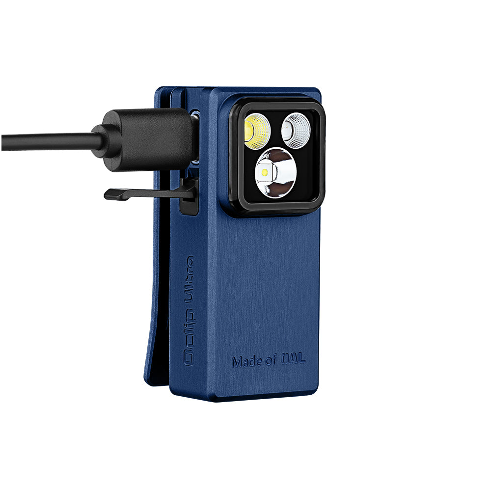 Olight Oclip Ultra (Navy Blue) - Das ultimative Leichtgewicht mit Profi-Funktionen