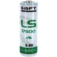 Saft Lithium Rundzelle LS17500 mit 3,6 V und 3,6 Ah