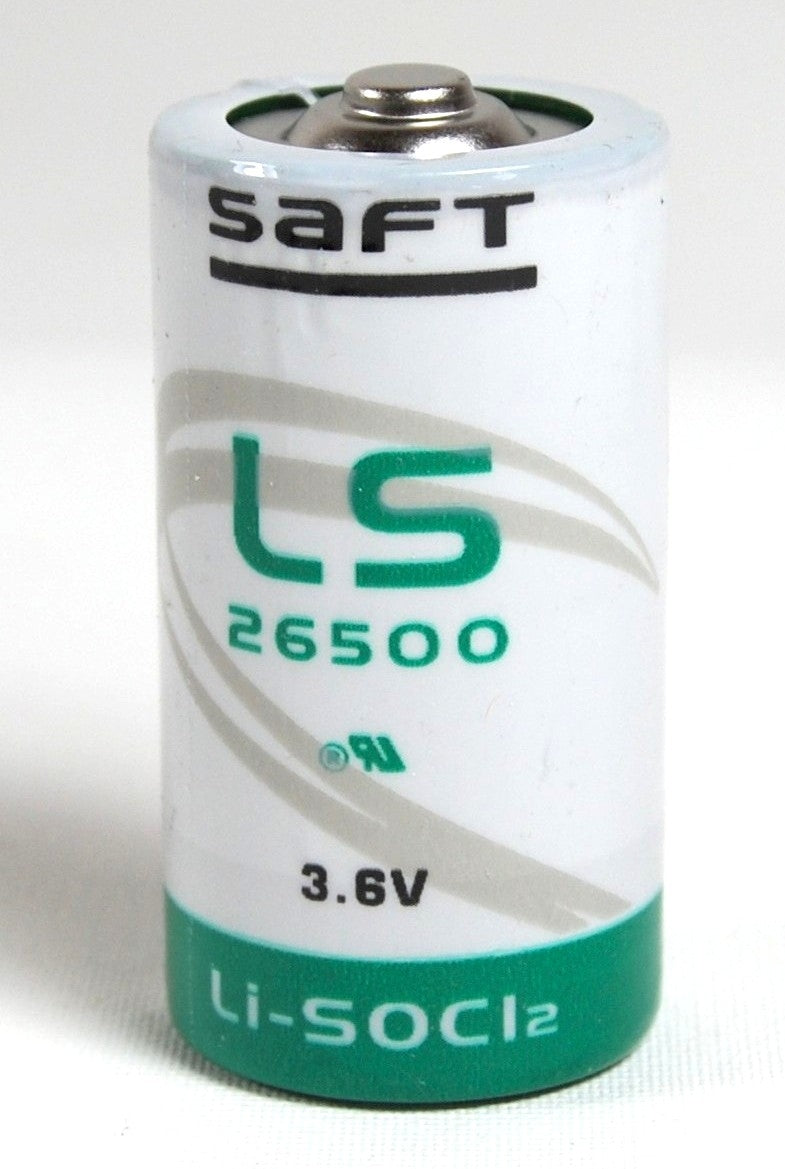 Saft Lithium Rundzelle LS26500 mit 3,6 V und 7,7 Ah