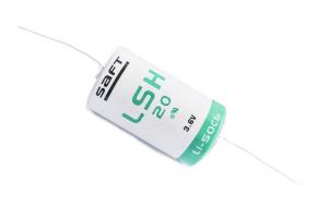 Saft Lithium-Batterie LSH 20 3,6V 13Ah mit axialen Ableitern
