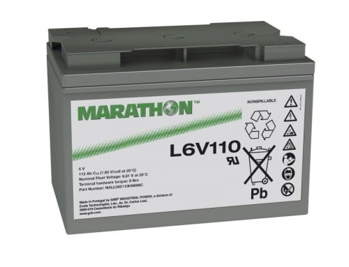 Exide Marathon L6V110 Bleiakku mit 6V und 110Ah