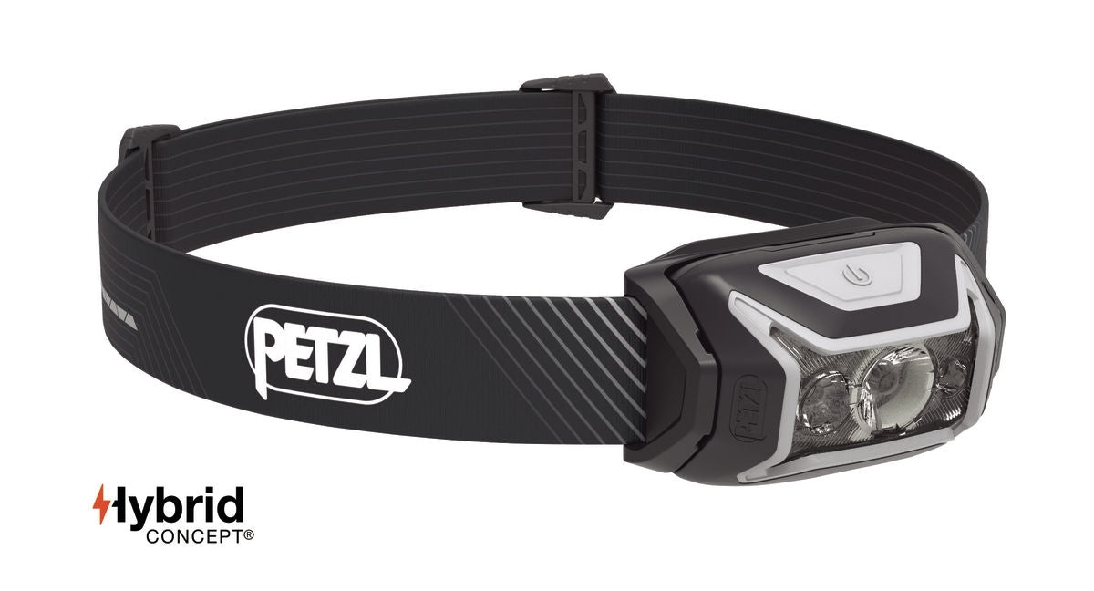 PETZL ACTIK CORE Stirnlampe 600 Lumen (grau)