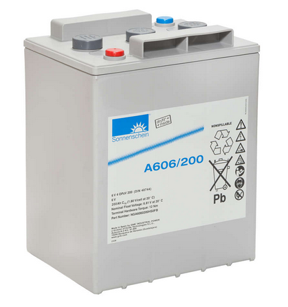 Sonnenschein A606/200 - 6 V 200 Ah VRLA-Gel-Batterie