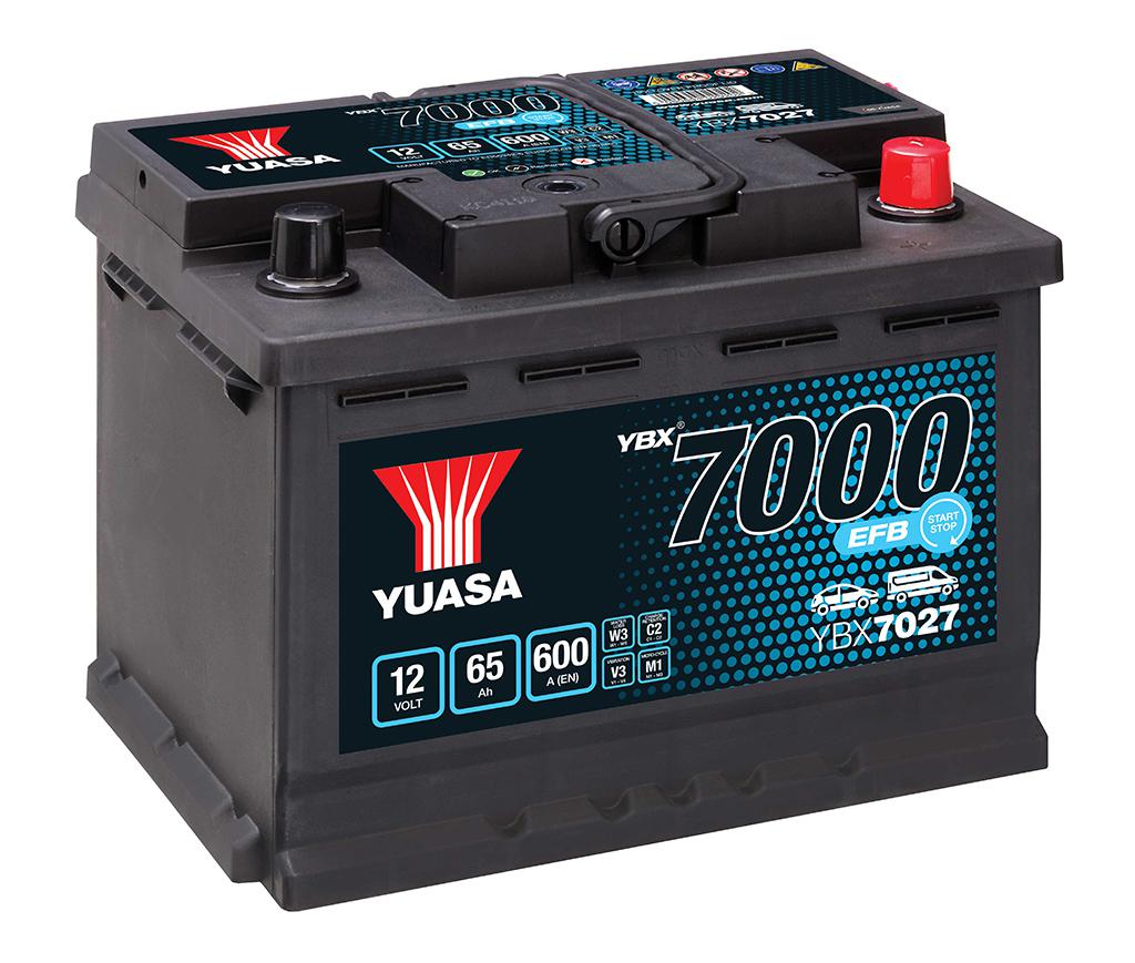 Yuasa EFB Start-Stop Batterie YBX7027 12V 60Ah 560A (YBX7000 Serie)