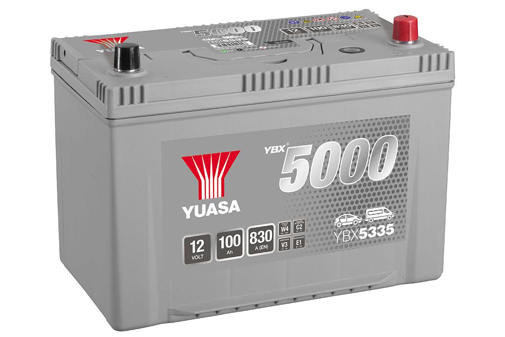 Yuasa Autobatterie YBX5335 12V 100Ah 830A (YBX5000 Serie)