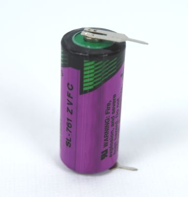 Tadiran SL-761PR Lithium Batterie 2/3 AA mit 3,6 V und 1,5 Ah, mit radialen Pins