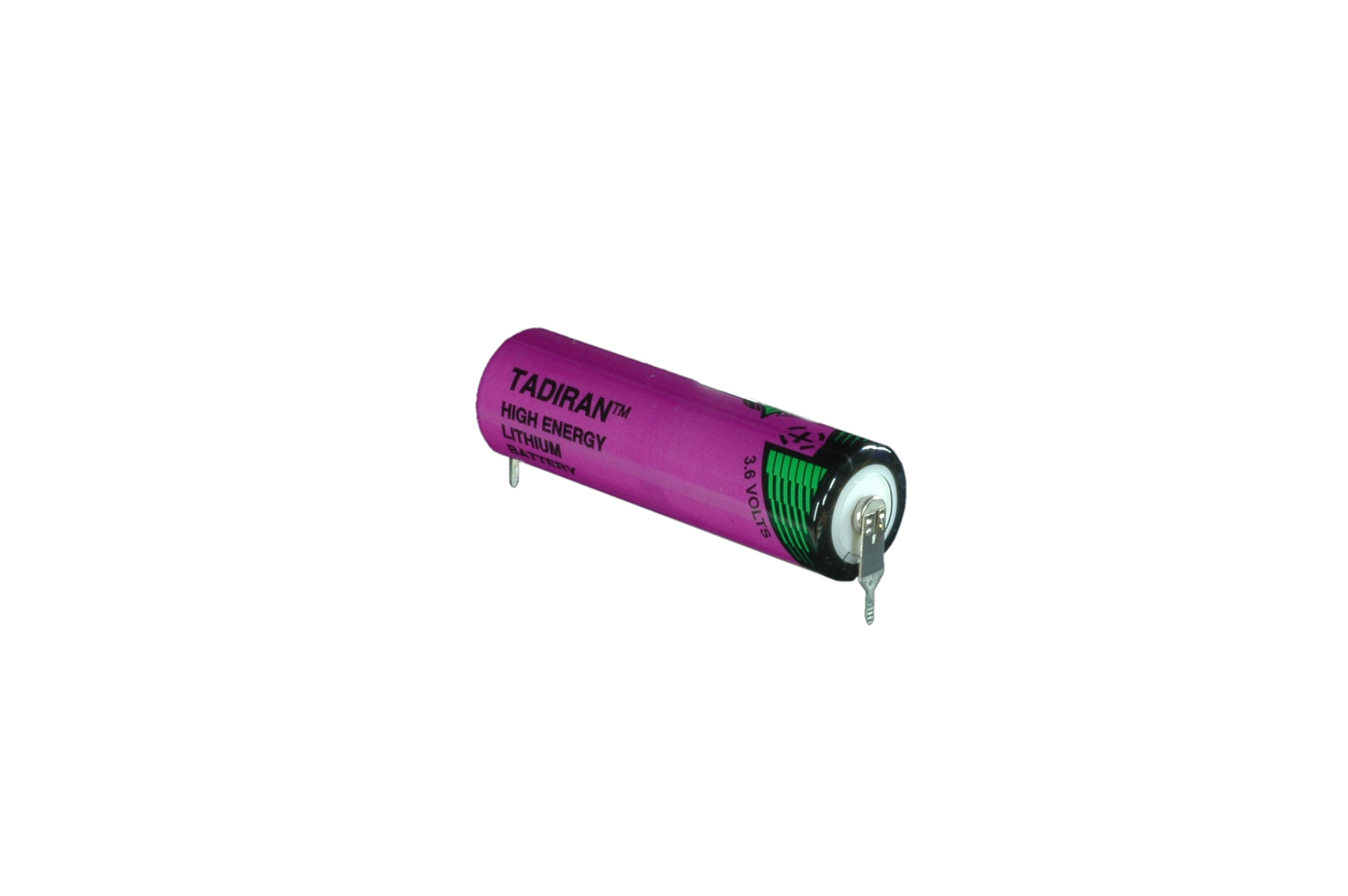 Tadiran SL-560PR Hochtemperatur Lithium Batterie AA mit 3,6 V und 1,7 Ah, mit radialen Pins