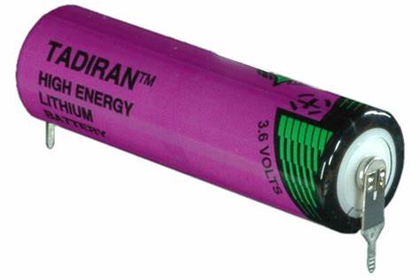 Saft Lithium Rundzelle LS14500 2PF mit 3,6 V und 2,6 Ah