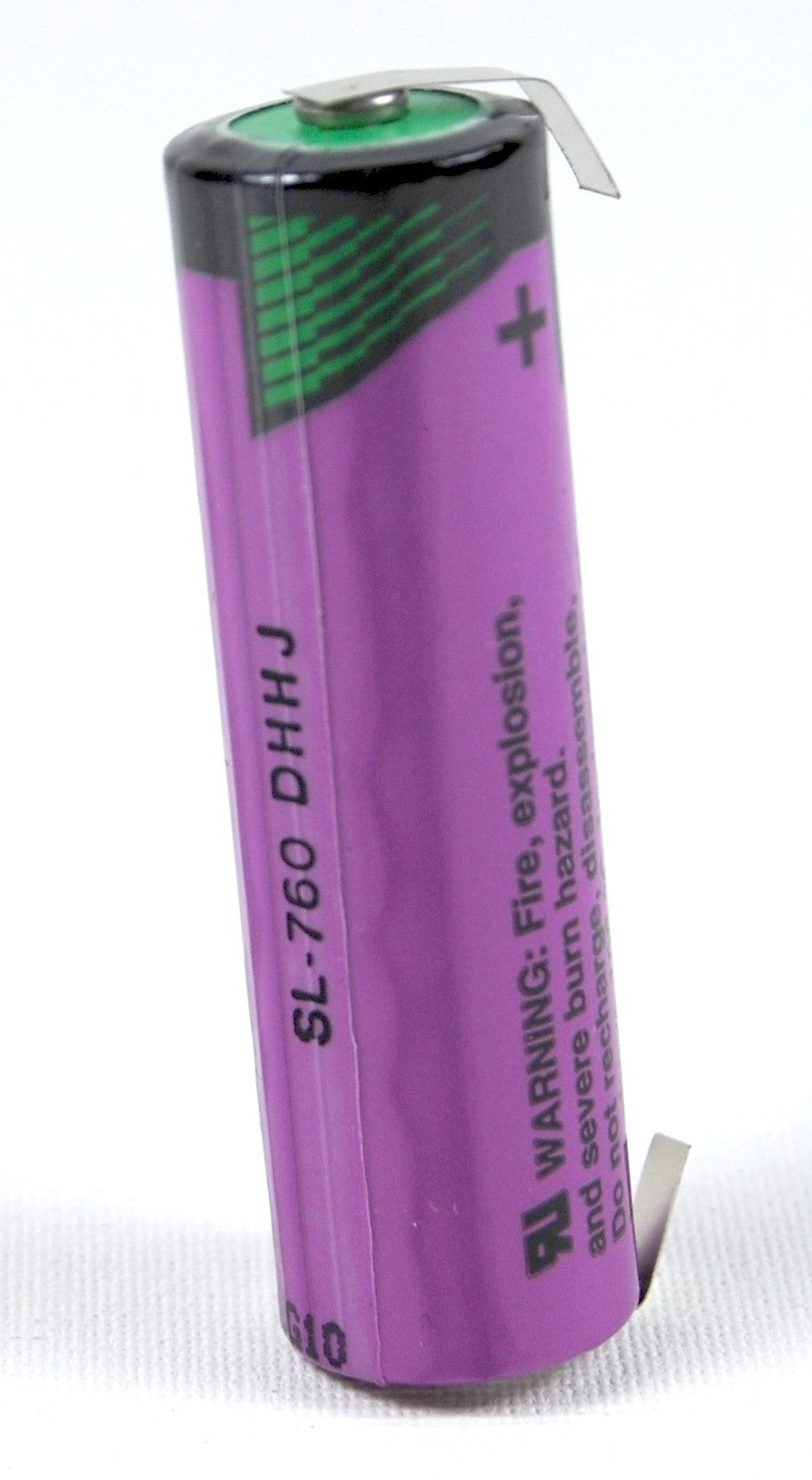 Tadiran SL-760PT Lithium Batterie AA mit 3,6 V und 2,2 Ah, mit Pins +1/-2