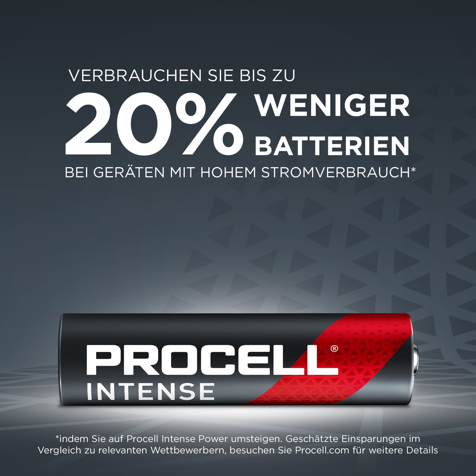 Duracell Procell Intense Power Alkaline Batterie Micro AAA PX2400 1,5V