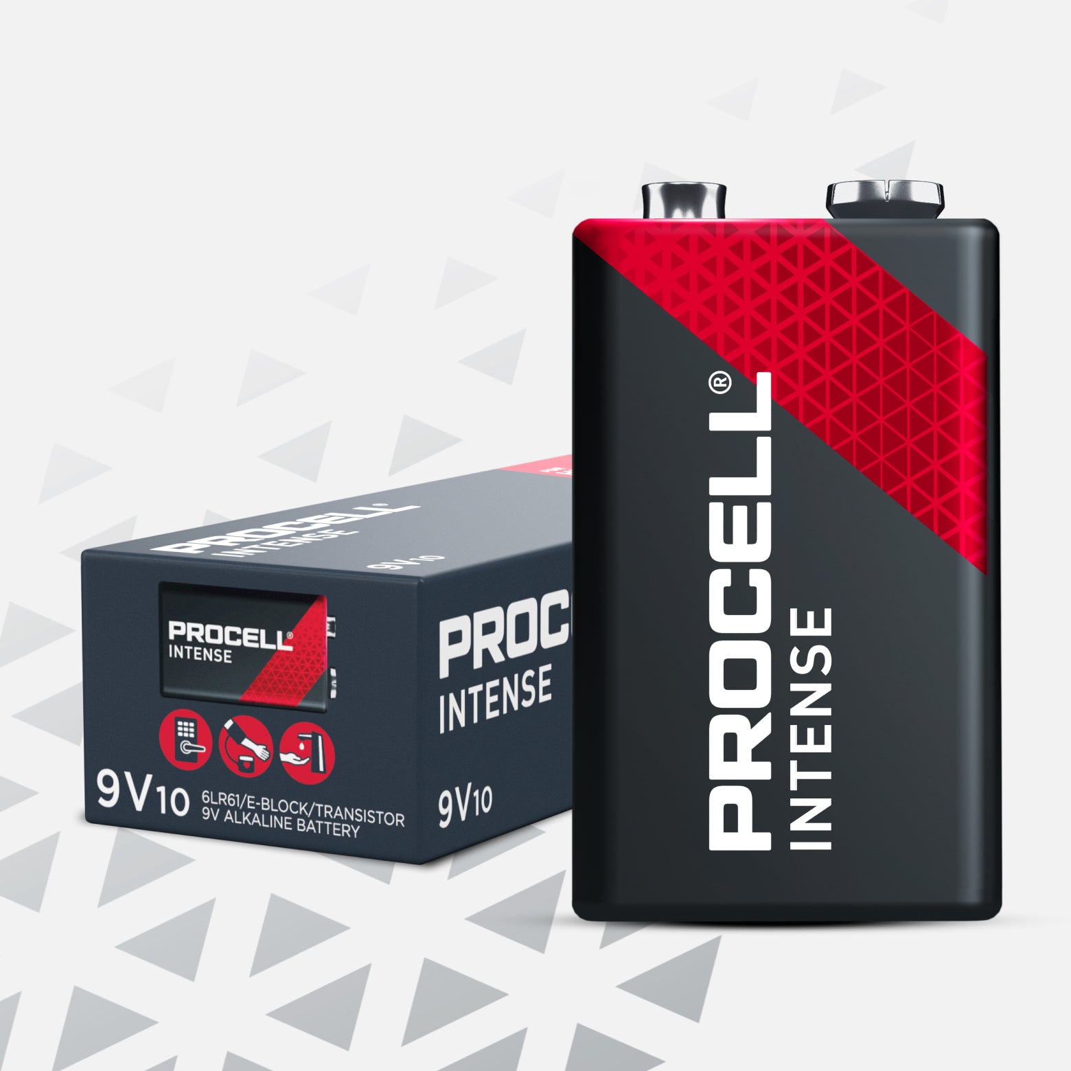 Duracell Procell Intense Power Alkaline Batterie 9V Block PX1604
