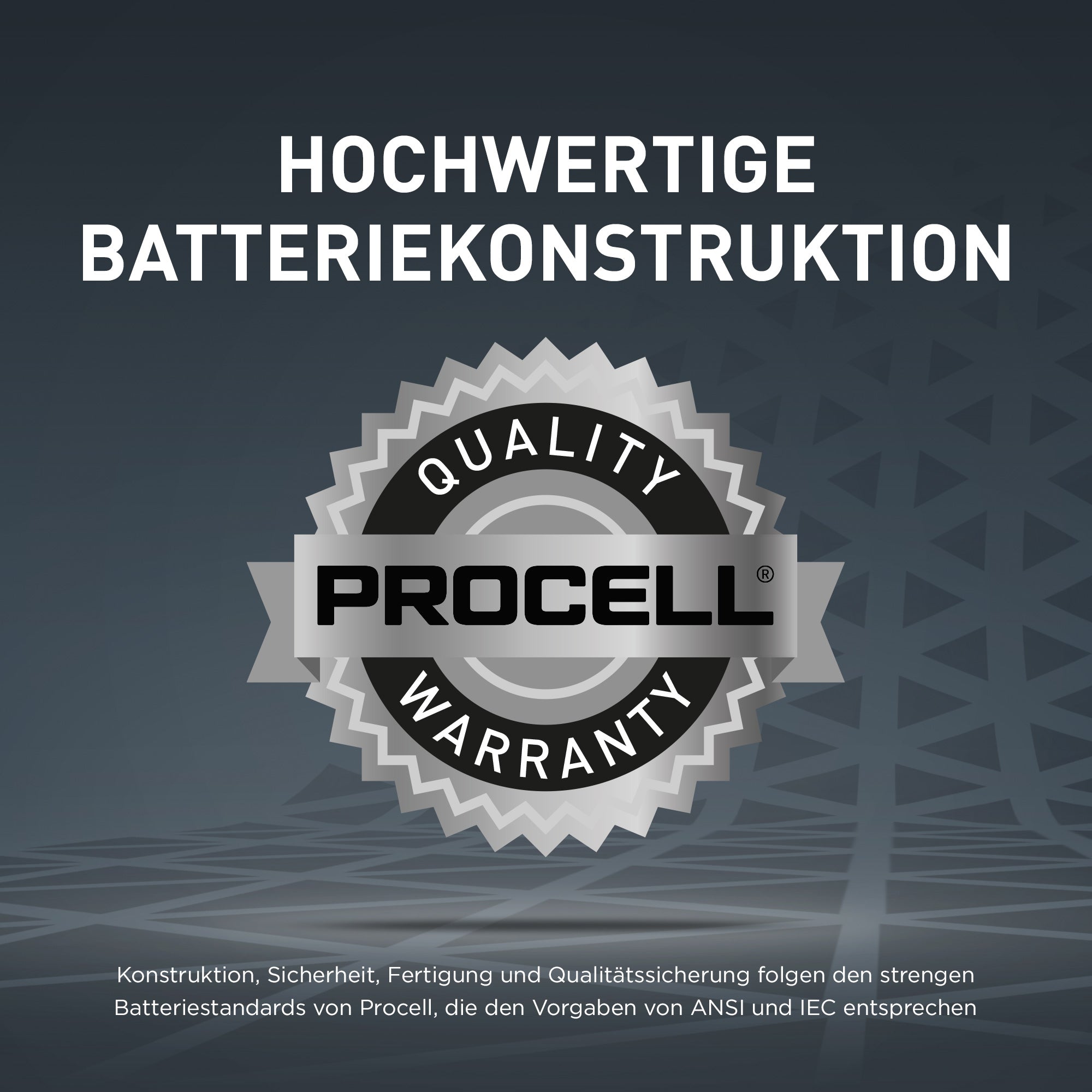 Duracell Procell Intense Power Alkaline Batterie 9V Block PX1604