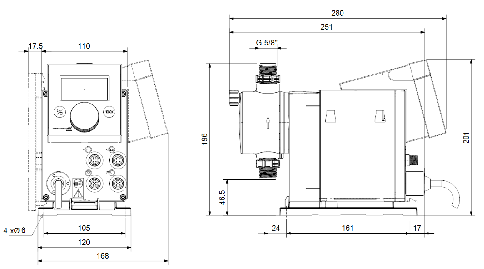 GRUNDFOS Dosierpumpe DDC 9-7 AR-SS/T/SS-F-32AAFG
