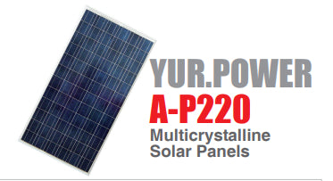 Yuraku Pte Ltd. - Solarmodul - A-P220 A-P 220 - Art. 185523