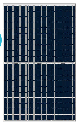 ABi-Solar Inc - Solarmodul - AB-60MHC-BFGG 340-350 AB350-60MHC-BFGG - Art. 158875