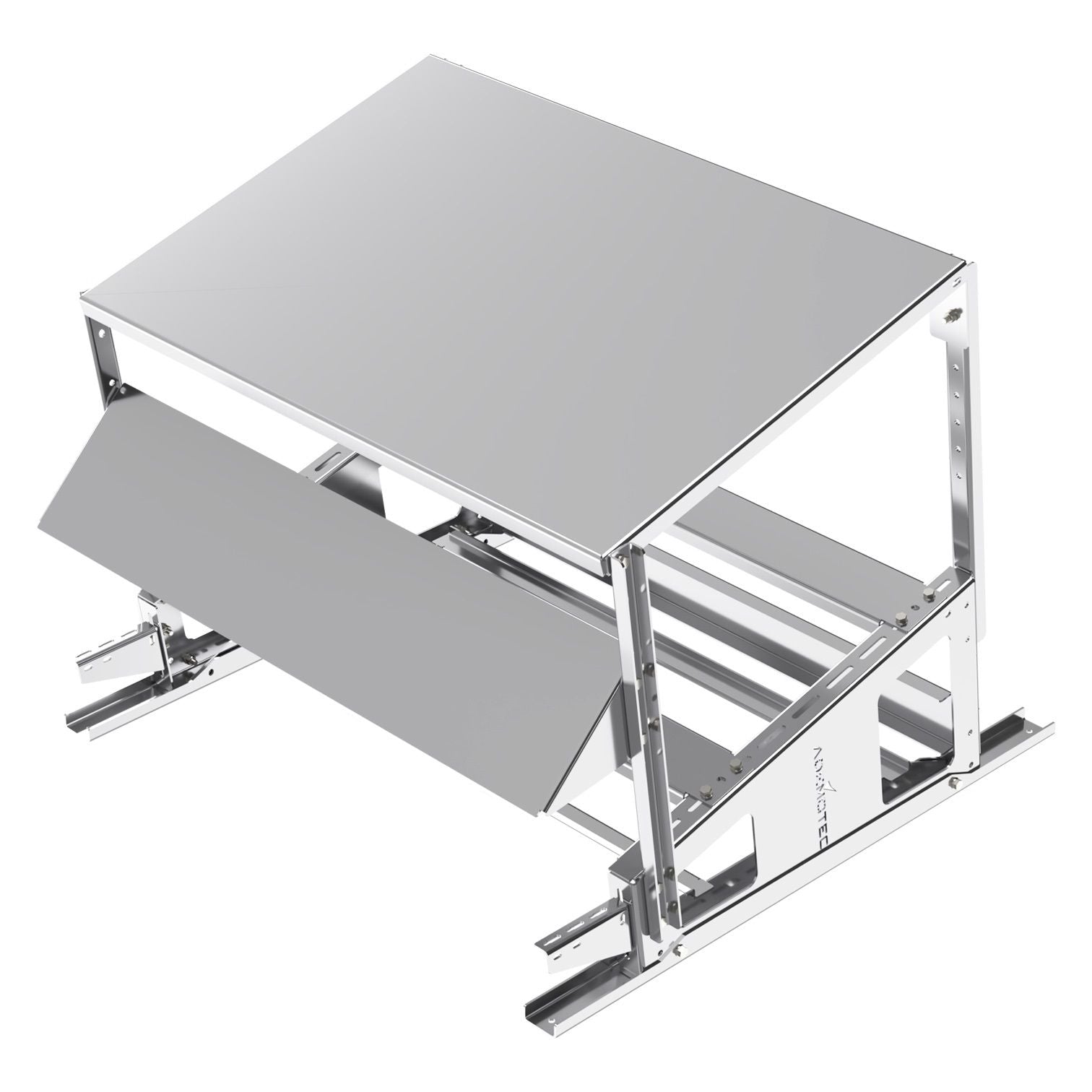 ADEMOTEC Montagesysteme i-Shelter Flat L zur liegenden (15°) Montage eines Wechselrichters