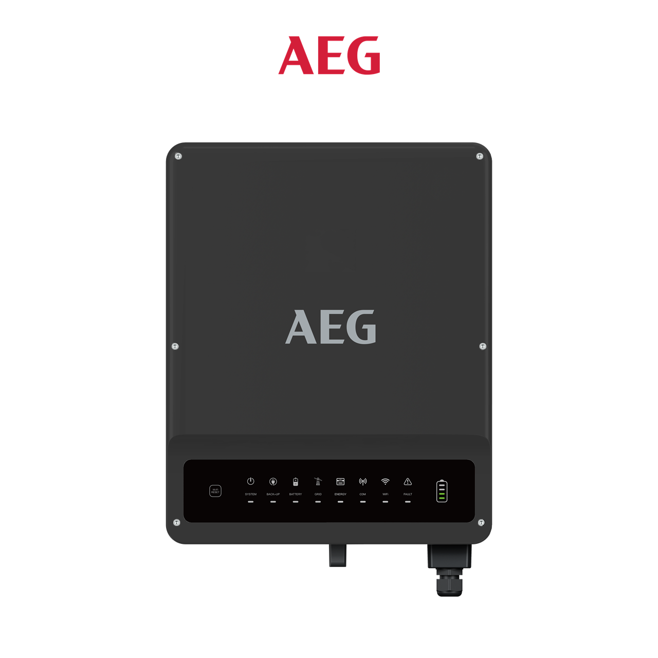 AEG AS-6500-2 Hybrid Wechselrichter 6.5 kW, 3PH, 2 MPPT, IP66 mit DC-Schalter und WLAN